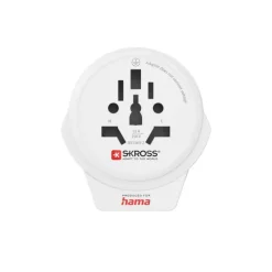 Adapter podróżny Skross for Hama Pro / Biały VH050-02