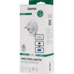 Adapter podróżny Skross for Hama Pro / Biały VH050-02