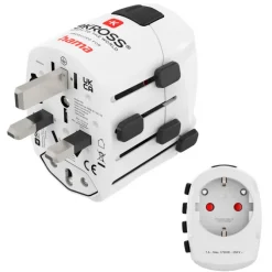 Adapter podróżny Skross for Hama Pro / Biały VH050-02
