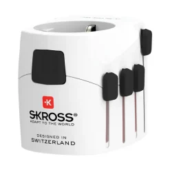 Adapter podróżny SKROSS Pro / Biały VSK11-02