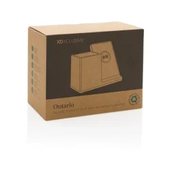 Ładowarka bezprzewodowa 10W, organizer na biurko Ontario / Biały P308.403