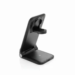 Ładowarka bezprzewodowa 3 w 1, 15W Powerpal / Czarny P309.0601