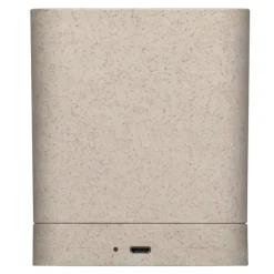 Ładowarka bezprzewodowa 5W ze słomy pszenicznej, hub USB 2.0, pojemnik na przybory do pisania, stojak na telefon / Neutralny V0116-00