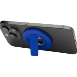 Ain podstawka na telefon z mocowaniem magnetycznym, z tworzyw sztucznych pochodzących z recyklingu z otwieraczem do butelek  / Czarny 12446190