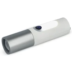 Akumulatorowa latarka LED 10 W z funkcją zoom 300 lm / Pomarańczowy LT93319-N0026