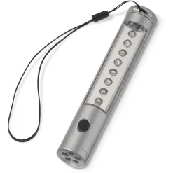 Aluminiowa latarka z magnesem / Srebrny LT90997-N0005