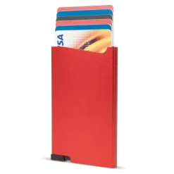 Aluminiowy card-holder / Czerwony LT91190-N0021