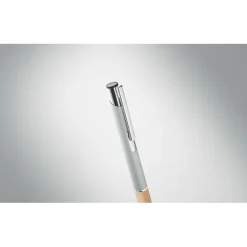 Aluminiowy długopis przycisk / Srebrny Mat MO2159-16