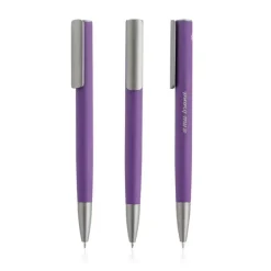 Aluminiowy długopis z gumowym wykończeniem / Rubal / Biały IP13158500