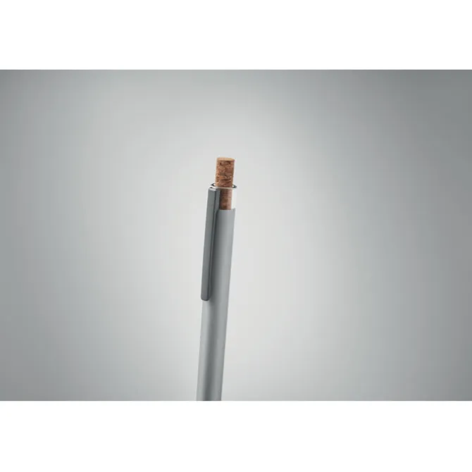 Aluminiowy długopis z rec. / Srebrny Mat MO2652-16