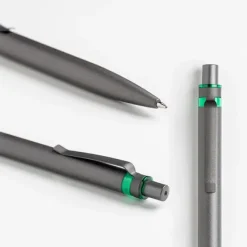 Aluminiowy długopis z recyklingu z kolorowym akcentem / Alur / Pomarańczowy IP13155232