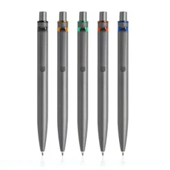 Aluminiowy długopis z recyklingu z kolorowym akcentem / Alur / Czerwony IP13155252