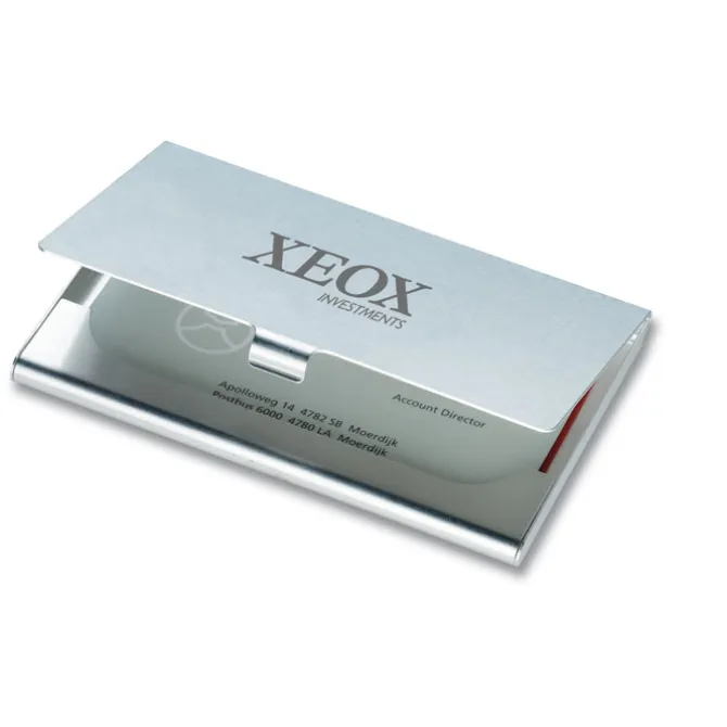 Aluminiowy wizytownik / Srebrny błyszczący KC2225-17
