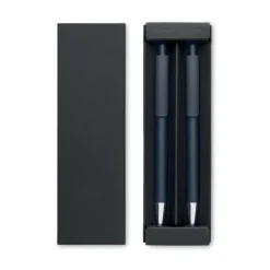Aluminiowy zestaw piśmienniczy z r / Francuski Granat MO2567-85