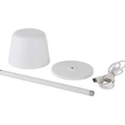 Alya lampa stołowa z możliwością ładowania i ściemniania, z 3 trybami świecenia / Biały 12449001