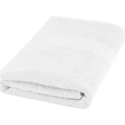 Amelia bawełniany ręcznik kąpielowy o gramaturze 450 g/m² i wymiarach 70 x 140 cm / Biały 11700201