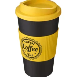 Americano® 350 ml termoizolowany kubek z uchwytem / Ciemnoniebieski 22000255
