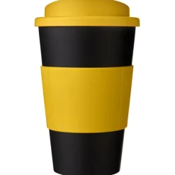 Americano® 350 ml termoizolowany kubek z uchwytem / Żółty 22000211