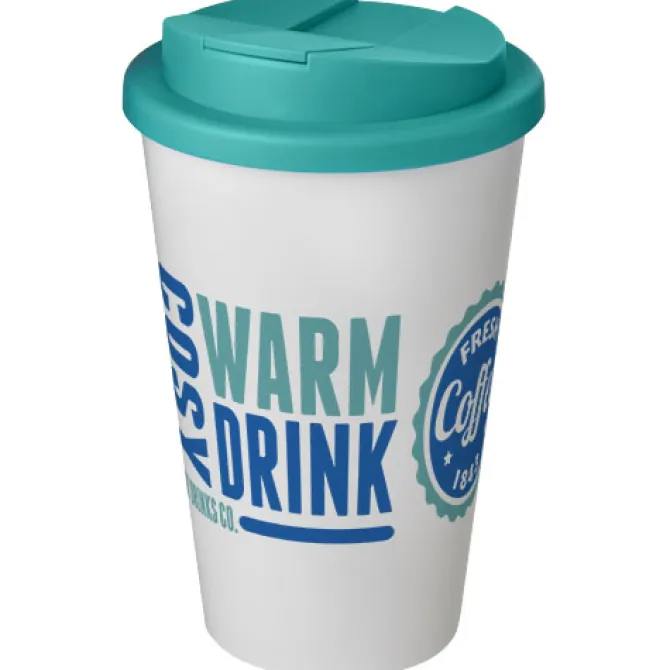 Americano® 350 ml tumbler with spill-proof lid / Biały 21069502