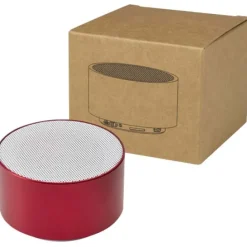 Ankaa bezprzewodowy głośnik Bluetooth® o mocy 3 W z recyklingowanego aluminium / Czerwony 12448621