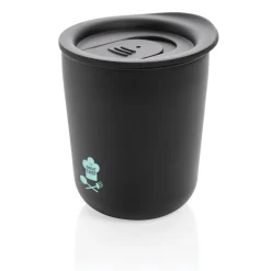 Antybakteryjny kubek termiczny 250 ml / Czarny P432.091