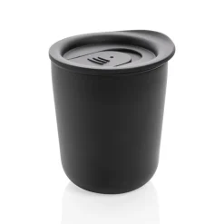 Antybakteryjny kubek termiczny 250 ml / Czarny P432.091