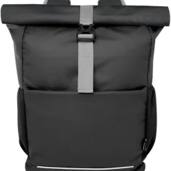 Aqua wodoodporna torba rowerowa o pojemności 20 l na 15-calowego laptopa wykonana z materiałów z recyklingu z certyfikatem GR / Czarny 13005090