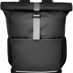 Aqua wodoodporna torba rowerowa o pojemności 20 l na 15-calowego laptopa wykonana z materiałów z recyklingu z certyfikatem GR / Czarny 13005090