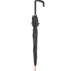 Automatycznie otwierana parasolka laska 23'' / Czarny / pomarańczowy LT97109-N0226