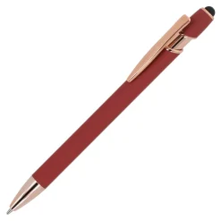 Ballpen Paris Deluxe Metal Rubberised / Ciemnoczerwony LT87783-N0020
