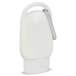Balsam przeciwsłoneczny z karabińczykiem SPF30 z materiału z recyklingu 30ml / Biały LT91838-N0001