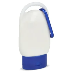 Balsam przeciwsłoneczny z karabińczykiem SPF30 z materiału z recyklingu 30ml / Czerwony LT91838-N0021