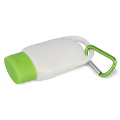 Balsam przeciwsłoneczny z karabińczykiem SPF30 z materiału z recyklingu 30ml / Jasnozielony LT91838-N0032
