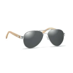 Bambusowe okulary przeciwsłon. / Czarny MO6450-03