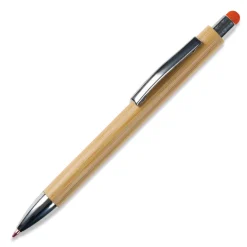 Bambusowy długopis Stylus New york / Pomarańczowy LT87285-N0026