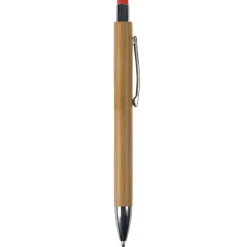 Bambusowy długopis Stylus New york / Pomarańczowy LT87285-N0026