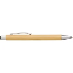 Bambusowy długopis, touch pen / Czarny V9335-03
