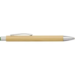 Bambusowy długopis, touch pen / Zielony V9335-06