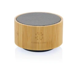 Bambusowy głośnik bezprzewodowy 10W Wynn / Brązowy P329.649
