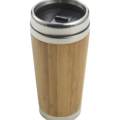 Bambusowy kubek termiczny 400 ml / Jasnobrązowy V0773-18