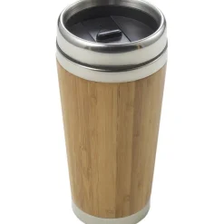 Bambusowy kubek termiczny 400 ml / Jasnobrązowy V0773-18