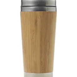 Bambusowy kubek termiczny 400 ml / Jasnobrązowy V0773-18