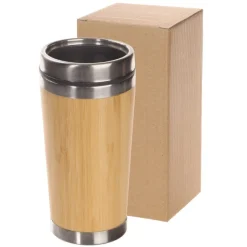 Bambusowy kubek termiczny 500 ml | Mark / Drewno V0845-17