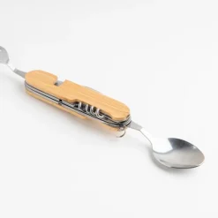 Bambusowy multitool ze sztućcami / Cutleroo / Light Brown IP20022138
