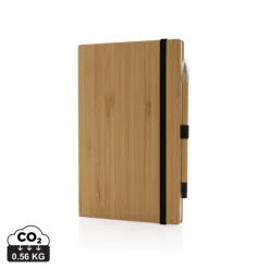 Bambusowy notatnik z ołówkiem Infinity / Brązowy P774.469