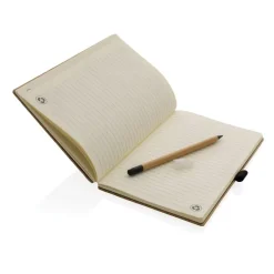 Bambusowy notatnik z ołówkiem Infinity / Brązowy P774.469