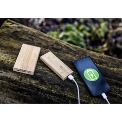 Bambusowy power bank 8000 mAh B'RIGHT | Caroline / Drewno V0348-17