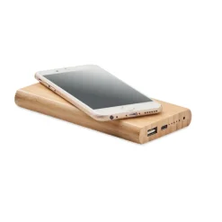 Bambusowy power bank 4000 mAh / Drewna MO6814-40