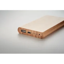 Bambusowy power bank 4000 mAh / Drewna MO6814-40