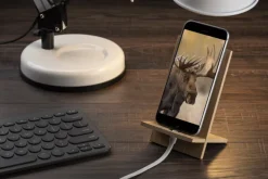 Bambusowy stojak na telefon RAGA / Brązowy 17718